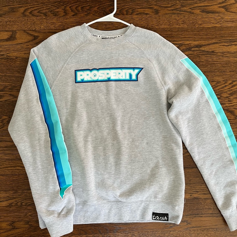 Pink Dolphin crew neck, grey (medium)